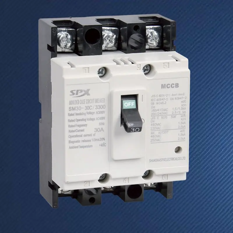 Wyłącznik automatyczny 3P 5A 10A 20A w obudowie formowanej